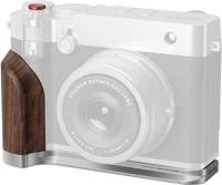 Smallrig 5265 L-shape mount plate with wooden handle for fujifilm gfx100rf silver kép