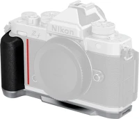 Smallrig 5706 L-shaped mount plate with silicone handle for nikon z f (silver) kép