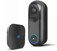 Smart 55387BK Wi-fi-s videó kaputelefon - akkumulátoros, 12v - microsd, fhd, pir - fekete kép