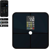 Smart ABS0002S funkciók, profilok, bmi index elemzés, színes kijelző kép