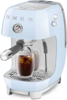 Smeg ECF03PBEU ESPRESSO Espresso kávéfőző cold brew funkcióval retro világoskék kép