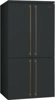 Smeg FQ60CAO6 Fq60cao6 négyajtós hűtőszekrény antracit nofrost coloniale kép