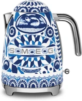 Smeg KLF03DGBEU Klf03dgbeu vízforraló dolce&gabbana blu mediterraneo kép