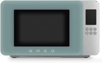 Smeg MOC01EGMEU szabadonálló mikrohullámú sütő collezione 29l matt smaragdzöld kép