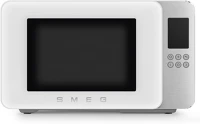 Smeg MOC01WHMEU Moc01whmeu szabadonálló mikrohullámú sütő collezione 29l matt fehér kép