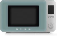 Smeg MOC02EGMEU szabadonálló kombi mikrohullámú sütő collezione 27l matt smaragdzöld kép