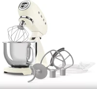 Smeg SMF05CREU Konyhai robotgép, 50-es évek retro design, teljesen színes, bézs kép