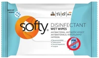 Softy DA503XSZWY5996275233562 Disinfectant nedves fertőtlenítő törlőkendő 40 lap, visszazárható kép