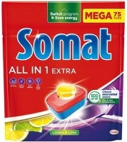Somat C65506 Mosogatógép tabletta 75 db/doboz all in one  lemon&lime kép