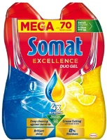 Somat C68005 Mosogatógép gél  gel excelence duo lemon 2 x 540 ml kép