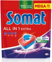 Somat DA503XSZWY9000101809343 Mosogatógép kapszula all in1 extra 75db/csg kép