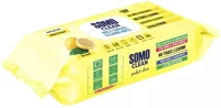 Somo 3900812340837 Nedves törlőkendő  háztartási univerzális citrom 100 darabos kép