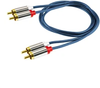 Somogyi 3-1M 2 rca csatlakozó - 2 rca csatlakozó, 1m kábel (a 3-1m) kép