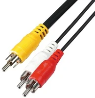 Somogyi 4-3X Rca kábel 3m (3xrca apa - 3xrca apa) kép