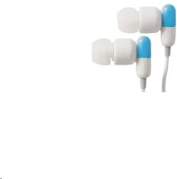 Somogyi EP 8/BL Fülhallgató, kapszula design, kék-fehér  (ep 8/bl) kép