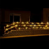 Somogyi KKL 200F/WW Kül-/beltéri led sziporkázó fényfüzér 20m - meleg fehér kép