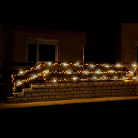 Somogyi KKL 500F/WH Somogyi KKL 500F/WH Kül-/Beltéri LED sziporkázó fényfüzér 50m - Meleg fehér (Hideg fehér villogó fénnyel) kép