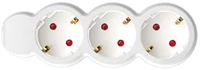 Somogyi NV 3-3/WH/1,5 3-as elosztó 3méter, 3x1,5mm2 fehér kép