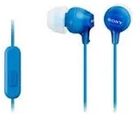 Sony MDREX15APLI.CE7, 18-22000 HZ, 16 OHM 3.5 mm Jack, 1,2 m Vezetékes, szilikonos Fülhallgató mikrofonnal, Kék kép