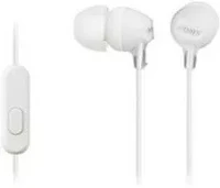 Sony MDREX15APW.CE7, 8-22000 HZ, 16 OHM, 1,2M 3.5 mm jack, Vezetékes Fülhallgató mikrofonnal, Fehér kép