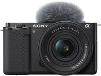 Sony ZVE10KB.CEC Zv-e10 váz + pz 16-50mm f/3.5-5.6 ii objektív kit kép