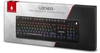 Spartan gear 2807580 Lochos wired mechanical gaming keyboard black uk kép