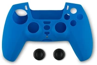 Spartan gear 2808148 Ps5 kontroller szilikon skin kék + thumb grips kép