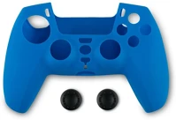 Spartan gear SPARTANGEAR072241 Ps5 dualsense kontroller szilikon borítás és analóg kupak kék-fekete kép