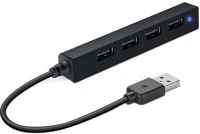 Speedlink SL-140000-BK Snappy slim usb 2.0 hub (4 port) fekete kép