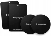 Spigen 000EP20342 öntapadós fémlap 4db (mágneses autós tartóhoz ideális, kör / négyzet kép