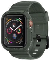 Spigen 062cs26016 Spigen rugged armor pro, green - apple watch 8/7 (45mm)/se 2022/6/se/5/4 (44mm)