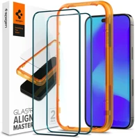 Spigen 125685 Apple iphone 14 pro, kijelzővédő fólia, ütésálló fólia (az íves kép