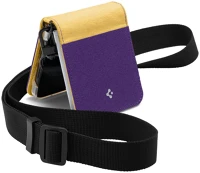 Spigen 136035 Samsung galaxy z flip4 sm-f721b, műanyag hátlap védőtok, vállpánt kép