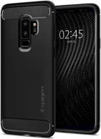 Spigen 76143 Huawei p30 pro, tpu szilikon tok,  rugged armor, karbon minta, fekete kép