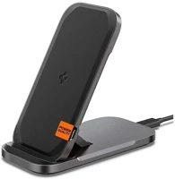 Spigen ACH04622 Spigen pf2201 arcfield asztali töltőállvány (15w, vezeték nélküli töltés, qi wireless, gyorstöltés támogatás) fekete kép