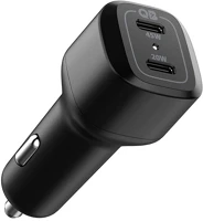 Spigen ACP02562 pc2000 powerarc autós töltő 2 type-c aljzat 5v/3a, pd gyorstöltő 3.0 kép