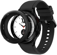 Spigen ACS03141 Samsung watch 4 classic 42 mm liquid air szilikon óra keret ütésállóság fekete kép