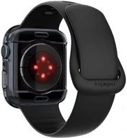 Spigen ACS04614 Apple watch series 9 41mm  ultra hybrid műanyag óra keret ütésállóság átlátszó/sötétszürke kép