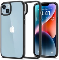 Spigen ACS05041 Ultra hybrid apple iphone 14 matte black tok, fekete kép