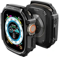 Spigen ACS05456 Rugged armor apple watch ultra 49mm, fekete tok kép