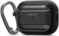 Spigen ACS05482 Rugged armor, black - airpods pro 2 kép