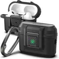 Spigen ACS05485 Lock fit airpods pro (2nd gen) fülhallgató tok, matt fekete kép