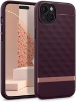 Spigen ACS06820 Caseology parallax mag apple iphone 15 burgundy magsafe tok, burgundi kép