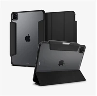 Spigen ACS07006 ultra hybrid pro tok álló, bőr hatású flip, ceruza tartó, fekete kép