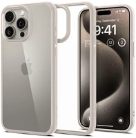 Spigen ACS07214 Ultra hybrid apple iphone 15 pro tok, matt fehér kép