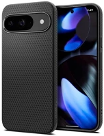 Spigen ACS07682 liquid air szilikon telefonvédő ütésállóság, rombusz, fekete kép