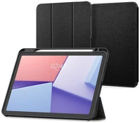 Spigen ACS07754 Ipad pro 11 (2022)  urban fit tok álló flip, textil minta, fekete kép