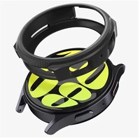 Spigen ACS07900 liquid air szilikon óra keret ütésállóság fekete kép