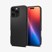 Spigen ACS07988 Liquid air iphone 16 pro max matte black kép