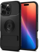 Spigen ACS08034 slim armor mag szilikon telefonvédő műanyag hátlap, magsafe, fekete kép